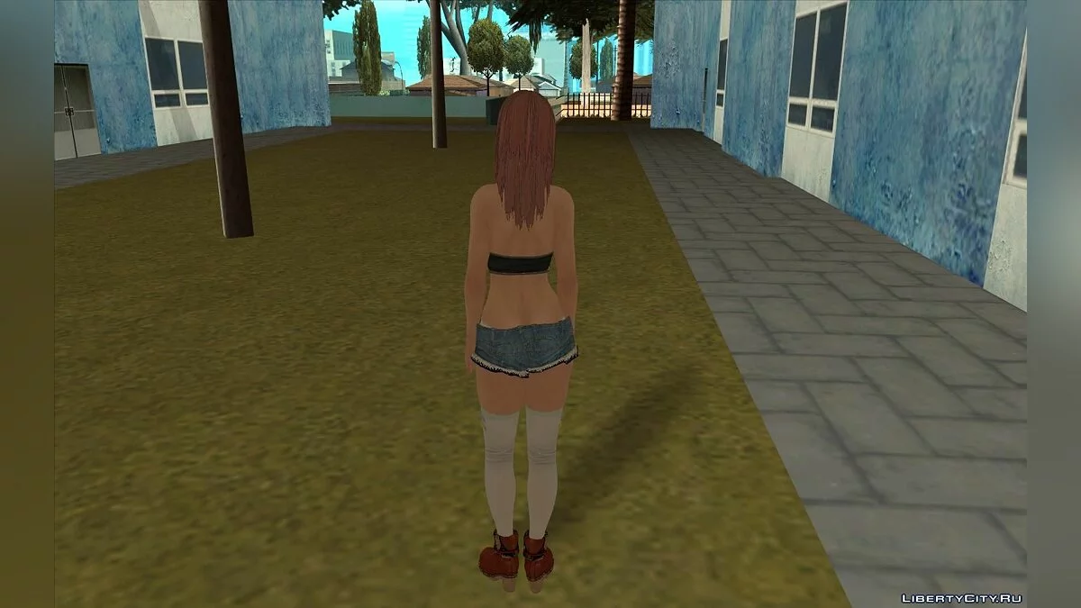 Хонока в джинсовых шортах  / GTA San Andreas
