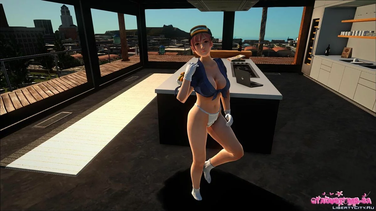 Хонока в пляжном костюме / GTA San Andreas