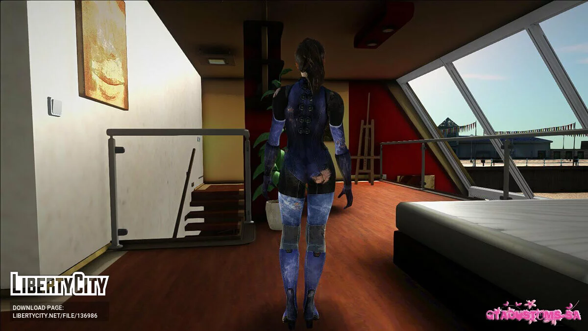 Клэр Редфилд в костюме / GTA San Andreas