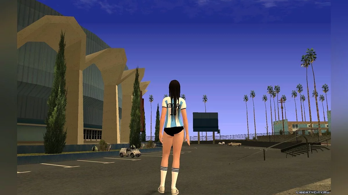 Кокоро в форме сборной Аргентины по футболу / GTA San Andreas