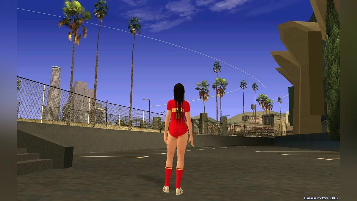 Кокоро в форме сборной Бельгии по футболу / GTA San Andreas