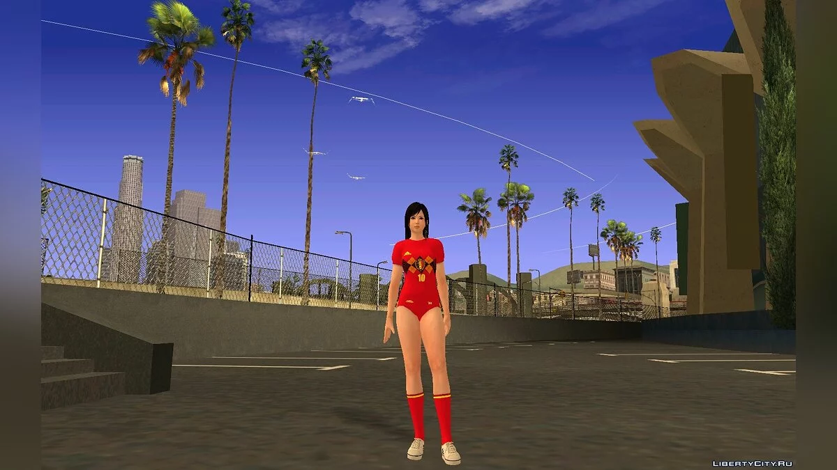 Кокоро в форме сборной Бельгии по футболу / GTA San Andreas