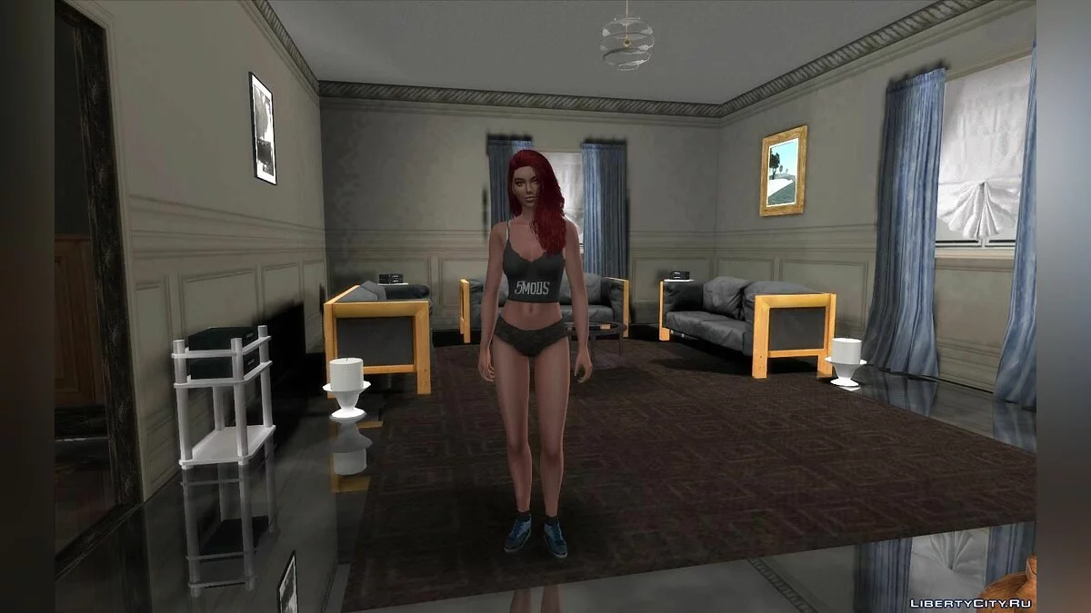 Лана из игры The Sims 4 / GTA San Andreas