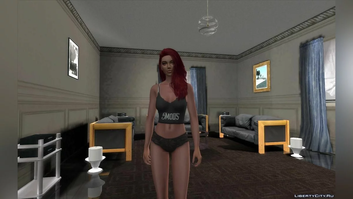 Лана из игры The Sims 4 / GTA San Andreas