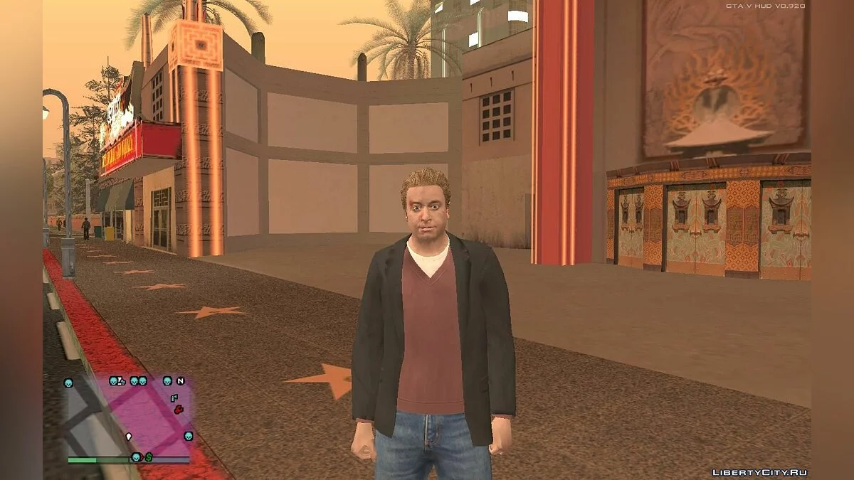 Лазло Джонс из GTA 5 / GTA San Andreas