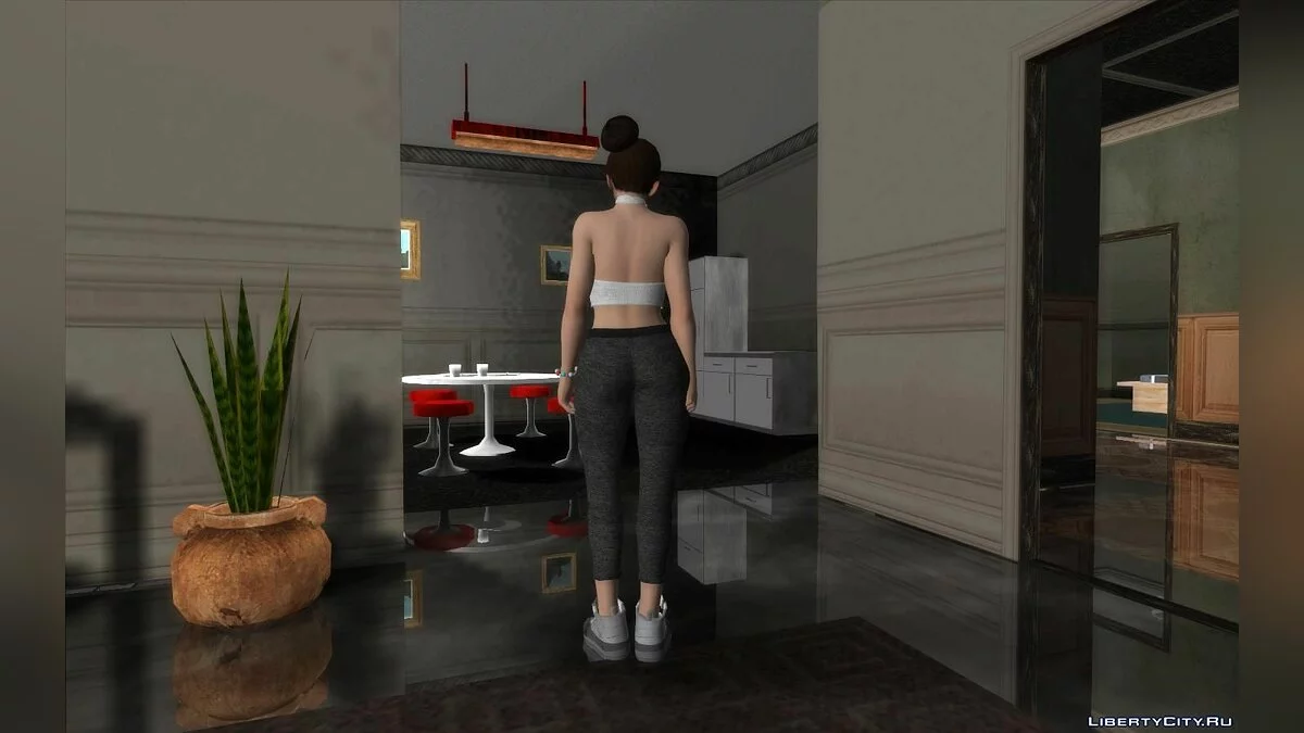 Mai в повседневной одежде V6 / GTA San Andreas