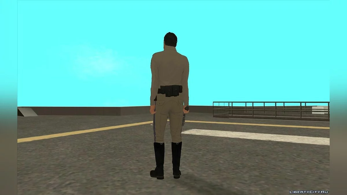 Майкл из GTA 5 в форме копа  / GTA San Andreas