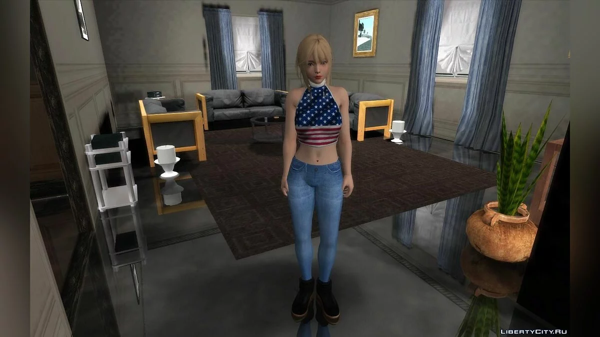 Мисаки в повседневной одежде  / GTA San Andreas