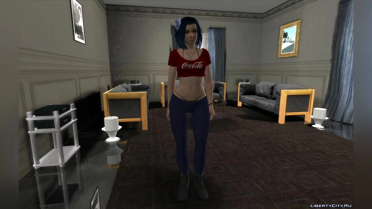 Момиджи Кока-кола из игры Dead or Alive 5 / GTA San Andreas