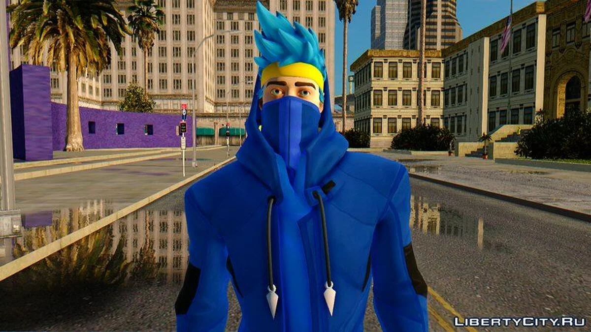 Ниндзя из Фортнайта / GTA San Andreas