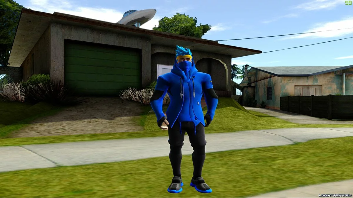 Ниндзя из Фортнайта / GTA San Andreas