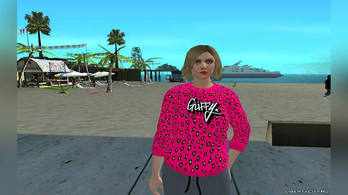 Рандомный скин девушки блондинки из GTA Online #4 / GTA San Andreas