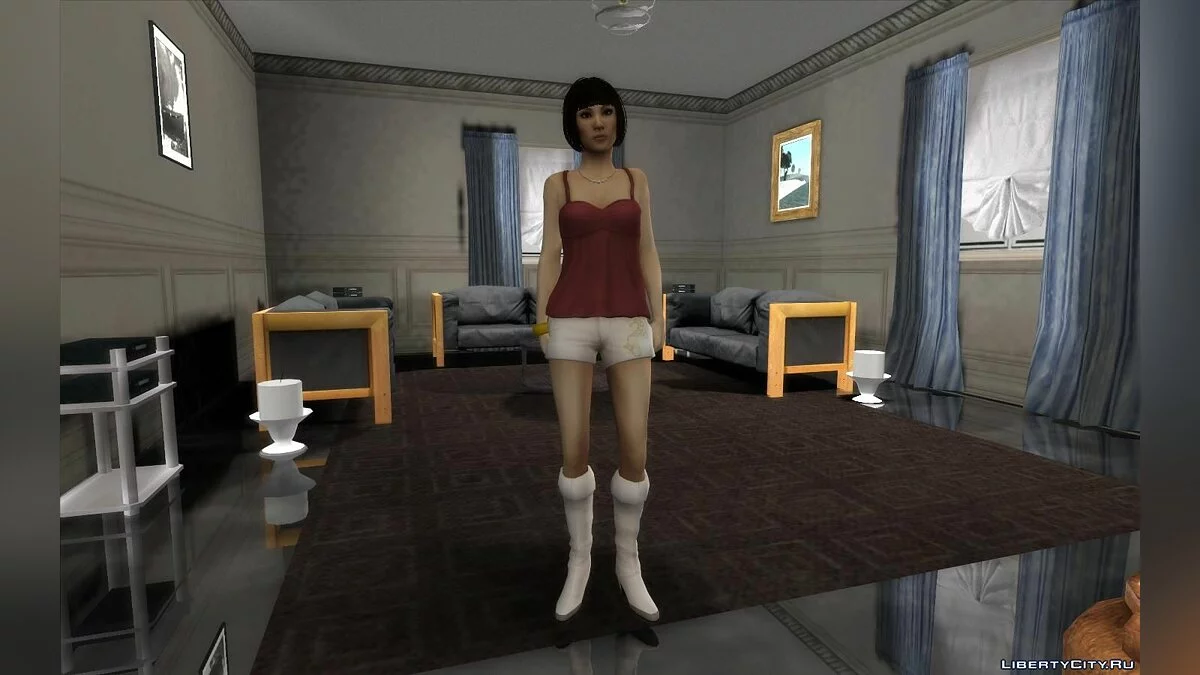 Сандра из игры Sleeping Dogs / GTA San Andreas