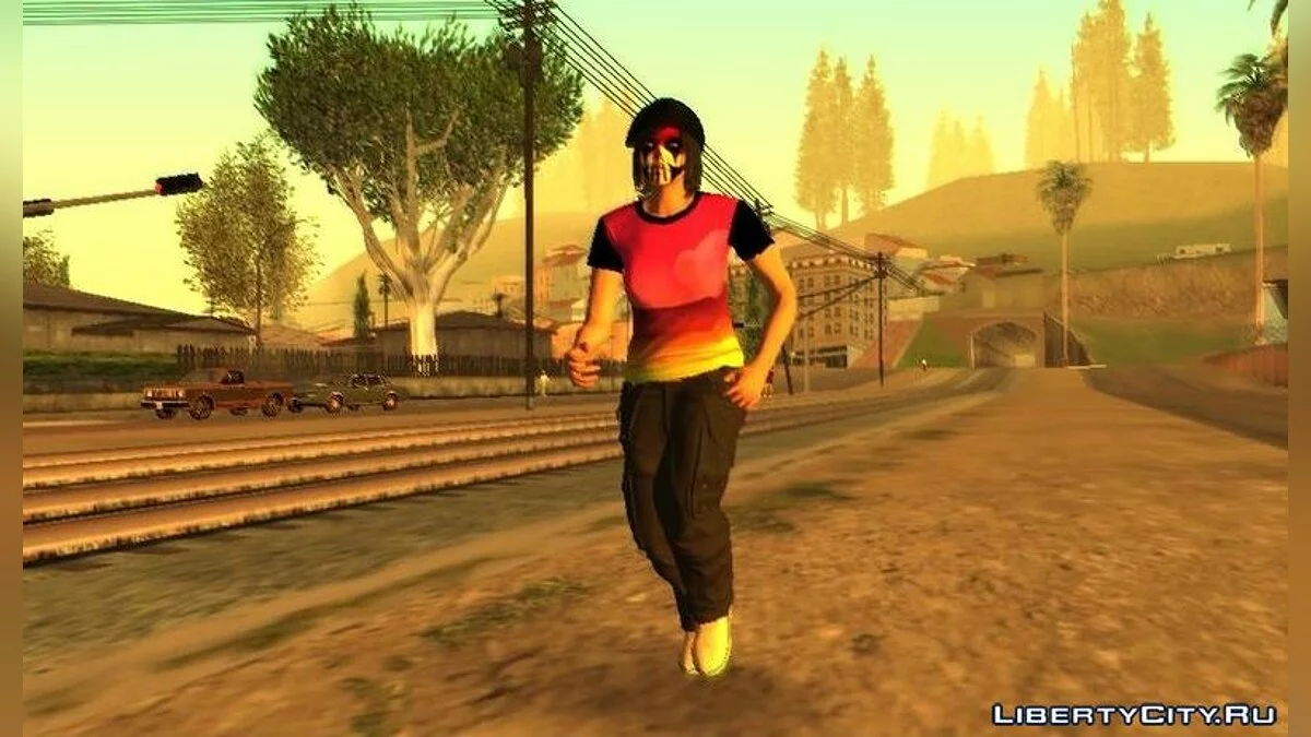 Скин девушки из GTA Online / GTA San Andreas