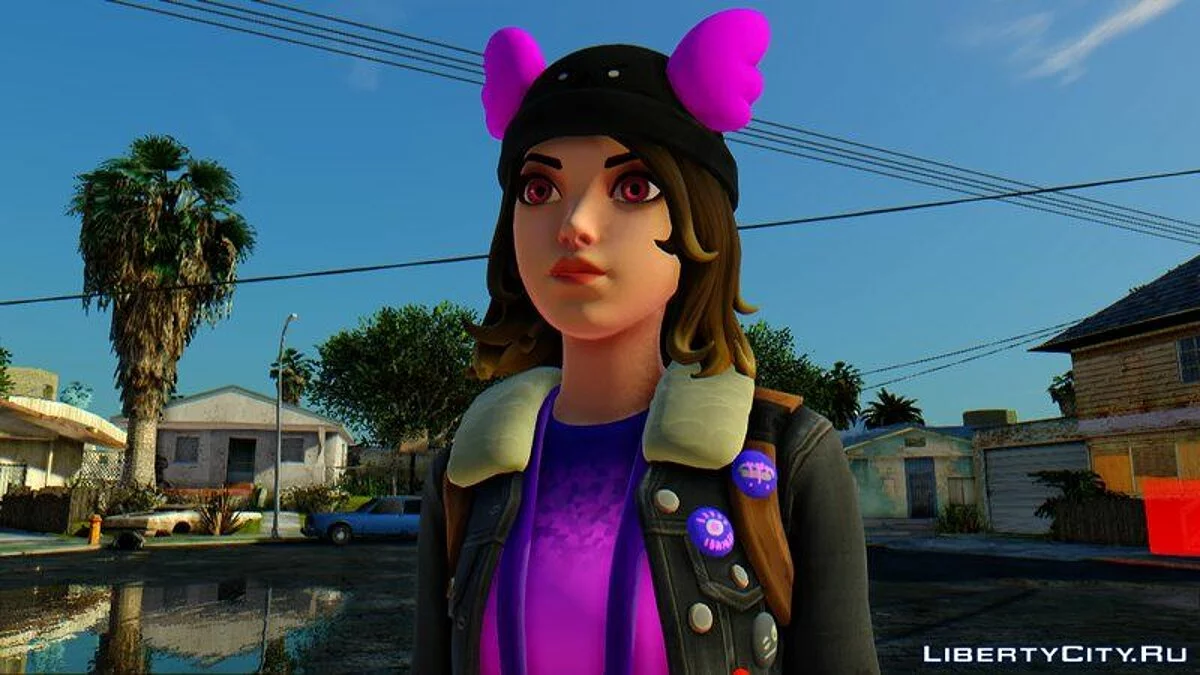 Skye из Фортнайта / GTA San Andreas