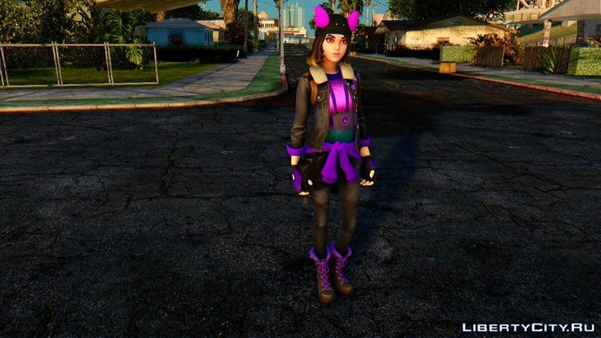 Skye из Фортнайта / GTA San Andreas