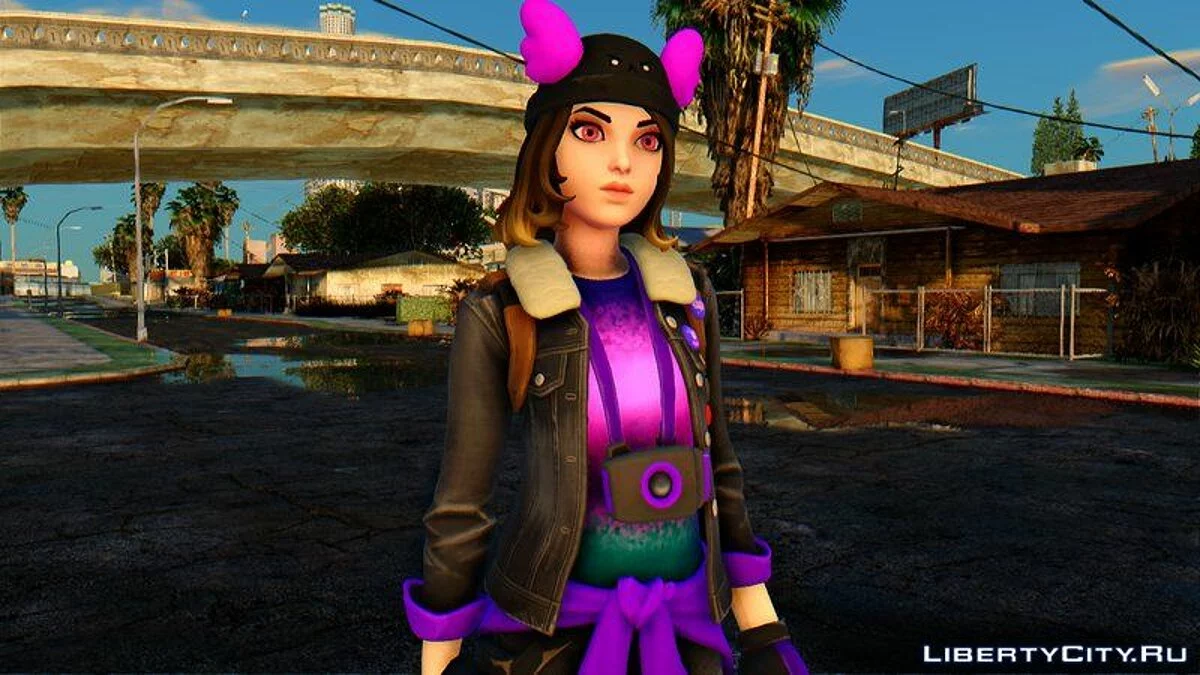 Skye из Фортнайта / GTA San Andreas