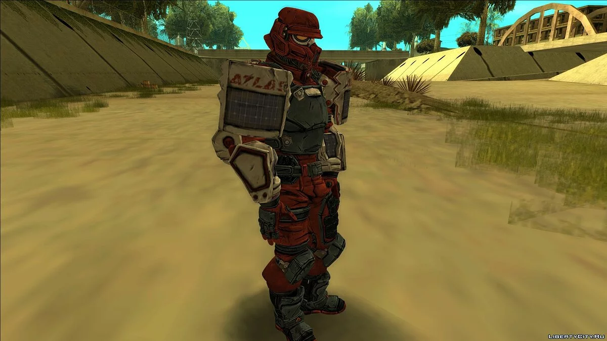 Солдат Атласа из Borderlands 3 / GTA San Andreas