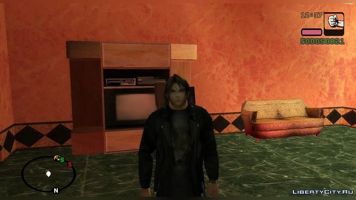 Squall Leonhart CJ Full Player Replace V2 / GTA San Andreas