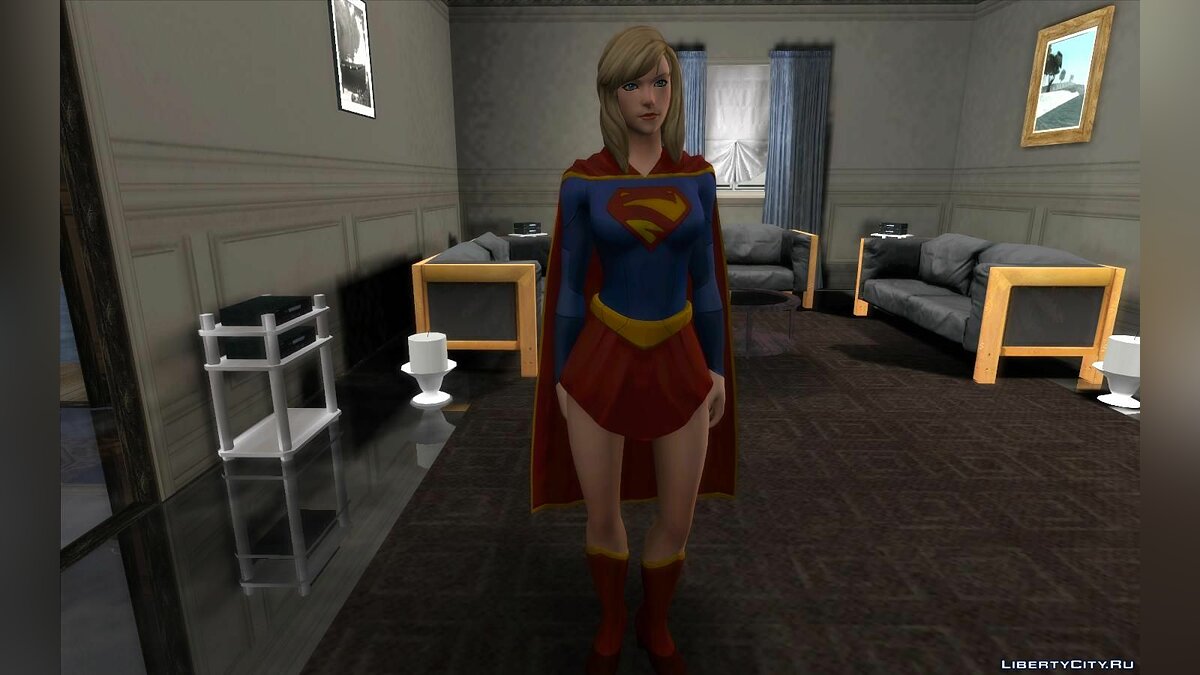 Замена supergirl.dff в GTA San Andreas (3 файла)