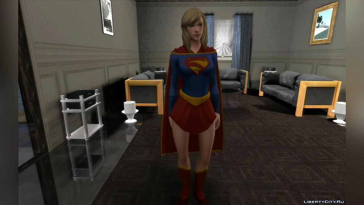 Супергёрл из DC Comics Legends / GTA San Andreas