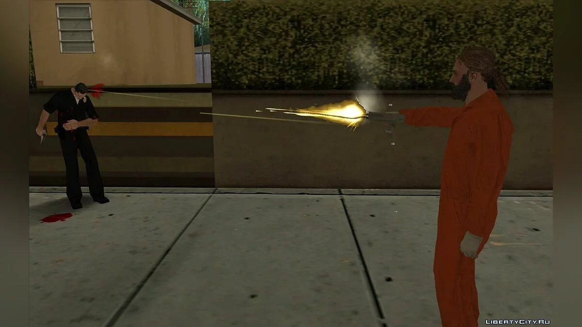 Заключенный из GTA Online normalmap / GTA San Andreas