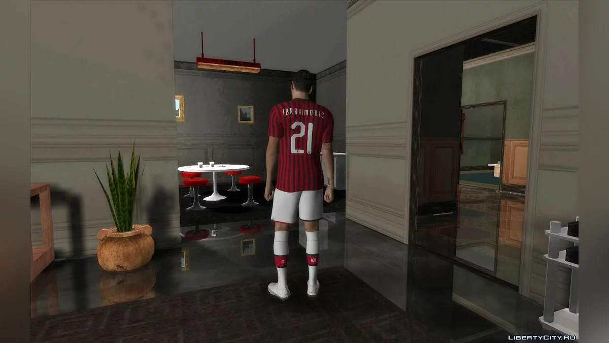 Златан Ибрагимович из игры Efootball PES 2020 / GTA San Andreas