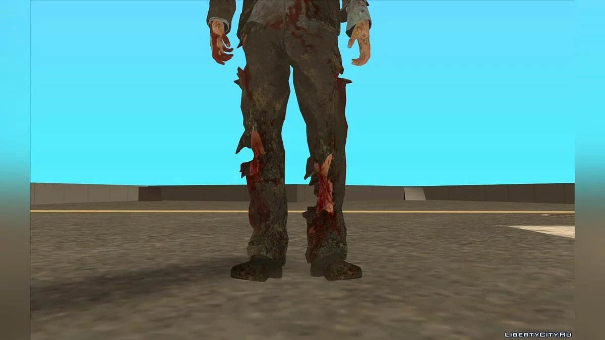 Зомби из игры CoD:Black Ops 3 / GTA San Andreas