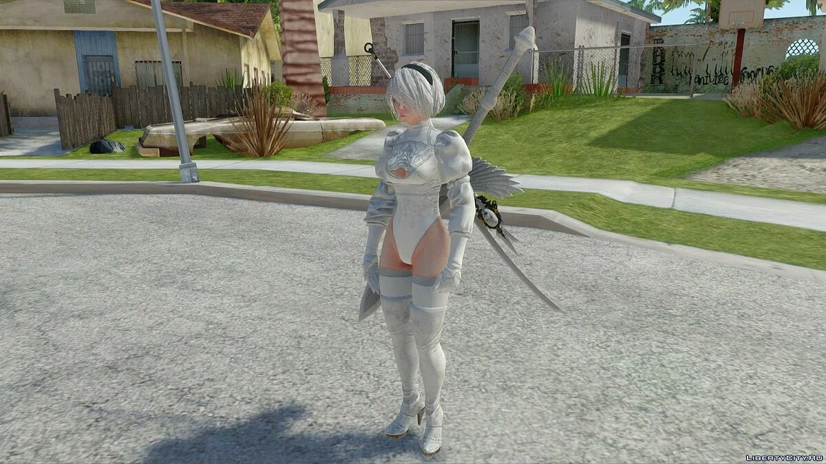 2B из SoulCalibur 6 / GTA San Andreas