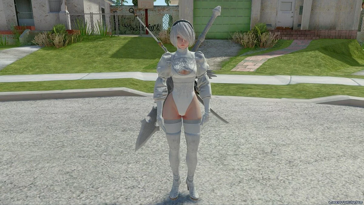 2B из SoulCalibur 6 / GTA San Andreas
