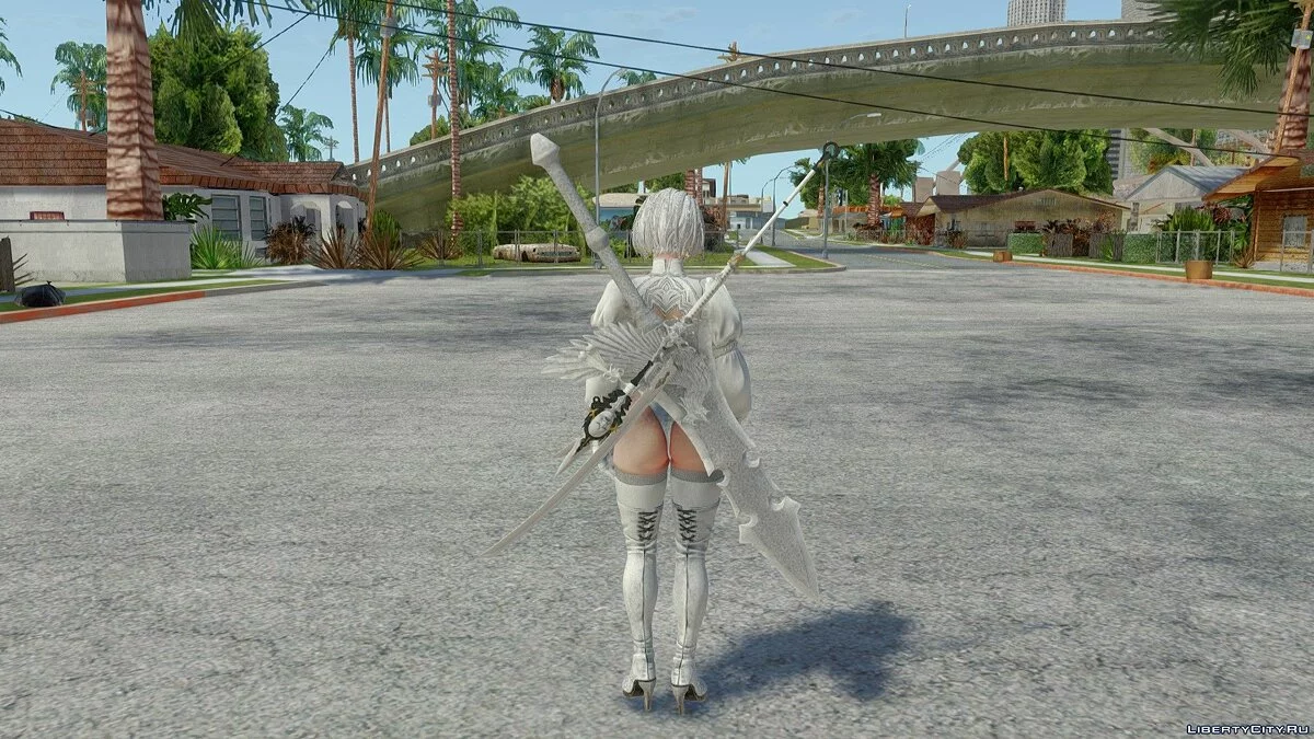 2B из SoulCalibur 6 / GTA San Andreas