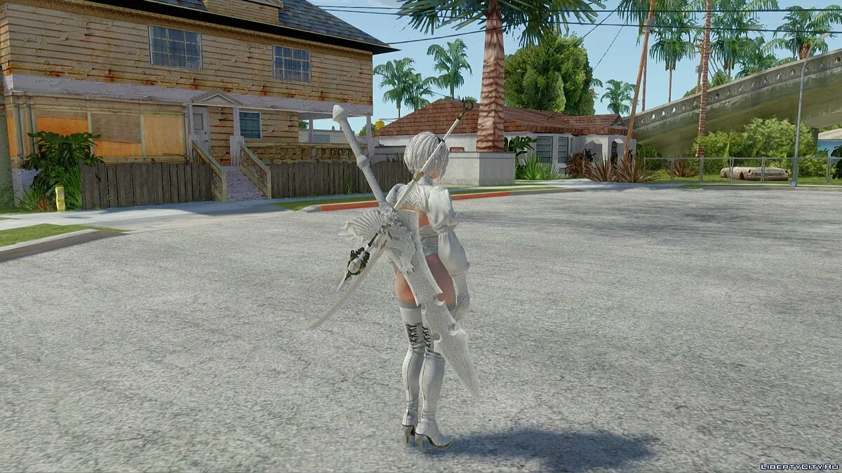 2B из SoulCalibur 6 / GTA San Andreas
