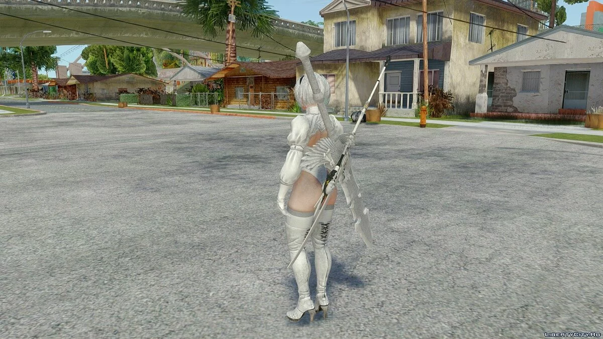 2B из SoulCalibur 6 / GTA San Andreas