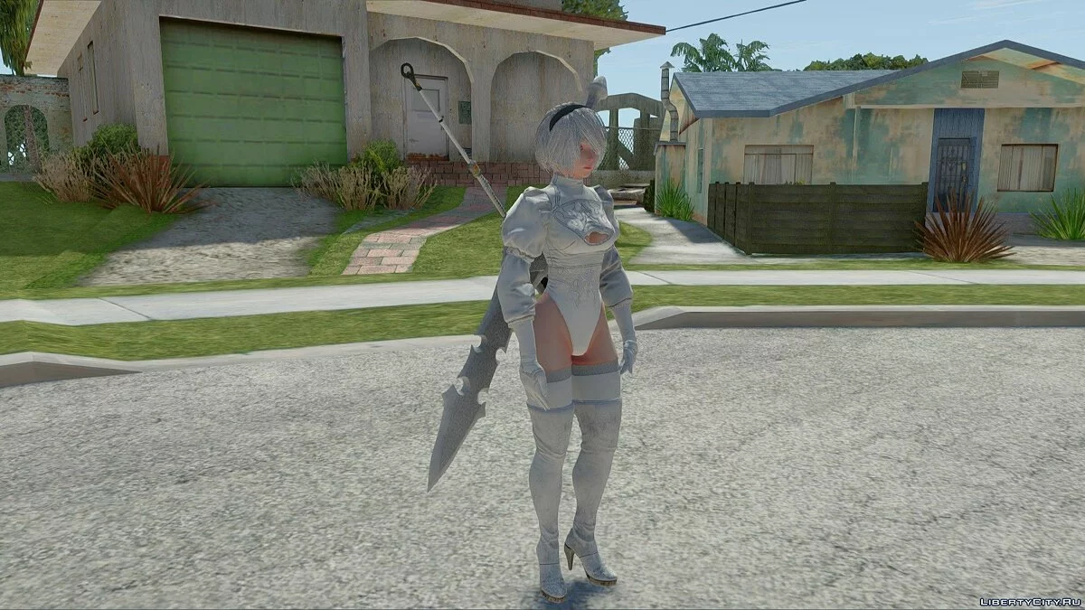 2B из SoulCalibur 6 / GTA San Andreas