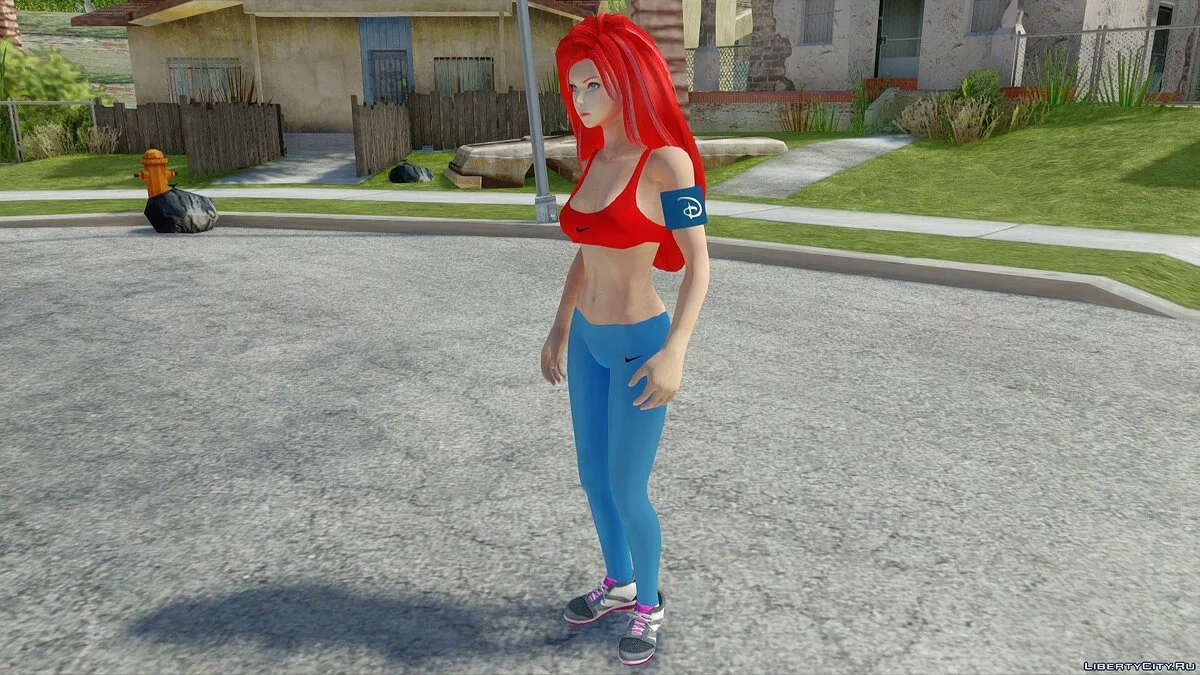 Ариэль в спортивной одежде / GTA San Andreas