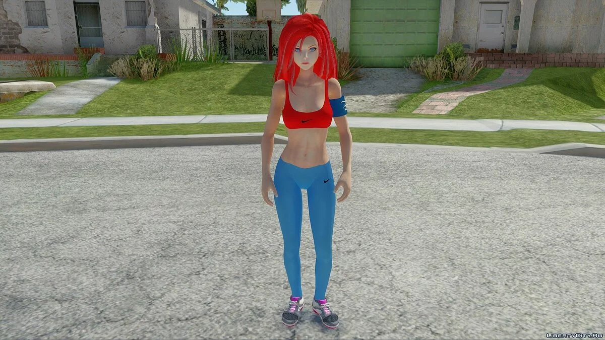 Ариэль в спортивной одежде / GTA San Andreas