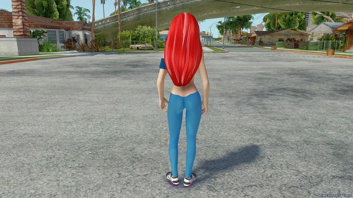 Ариэль в спортивной одежде / GTA San Andreas