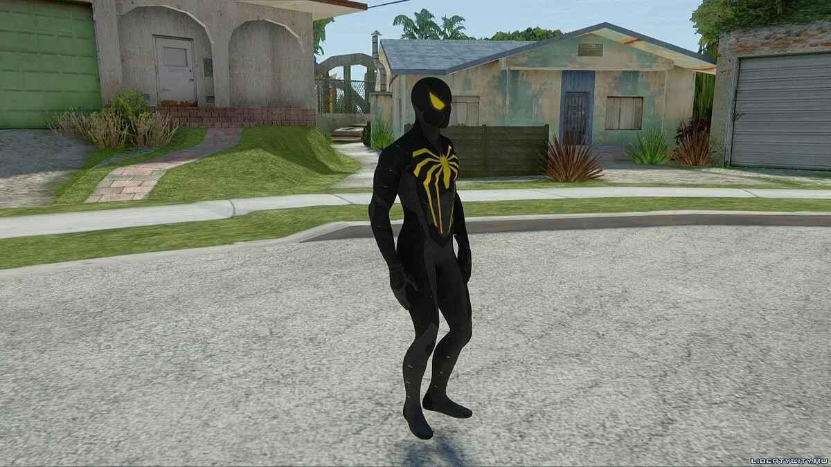 Человек-паук в костюме Анти-Ок / GTA San Andreas