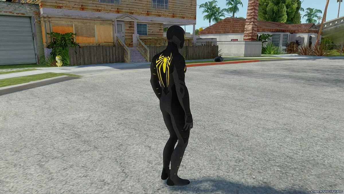 Человек-паук в костюме Анти-Ок / GTA San Andreas