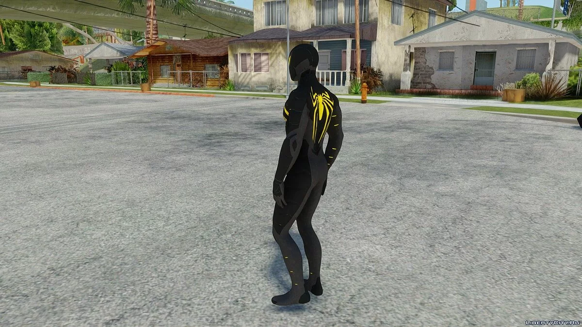 Человек-паук в костюме Анти-Ок / GTA San Andreas