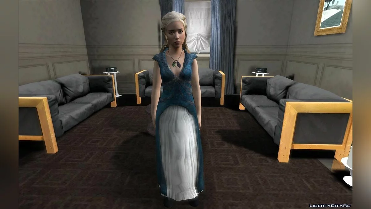 Дейенерис Таргариен из игры Game of Thrones / GTA San Andreas