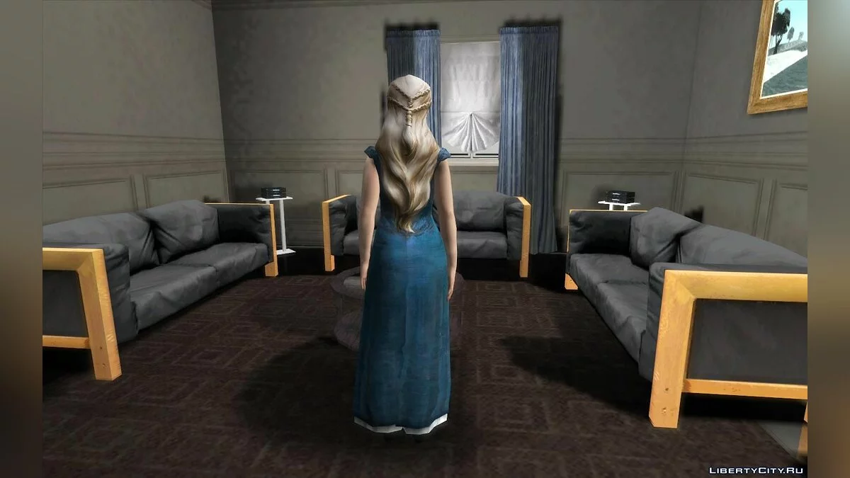 Дейенерис Таргариен из игры Game of Thrones / GTA San Andreas
