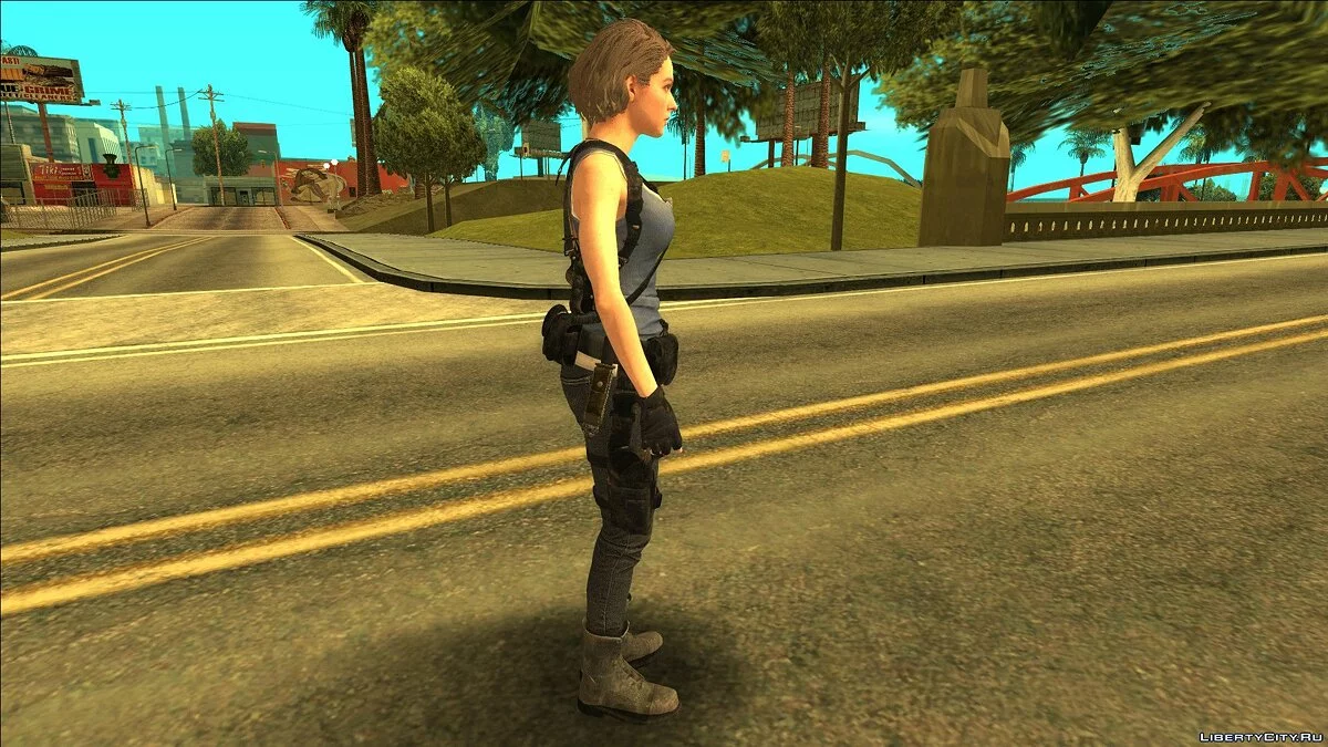Джилл Валентайн из RE3 Remake / GTA San Andreas