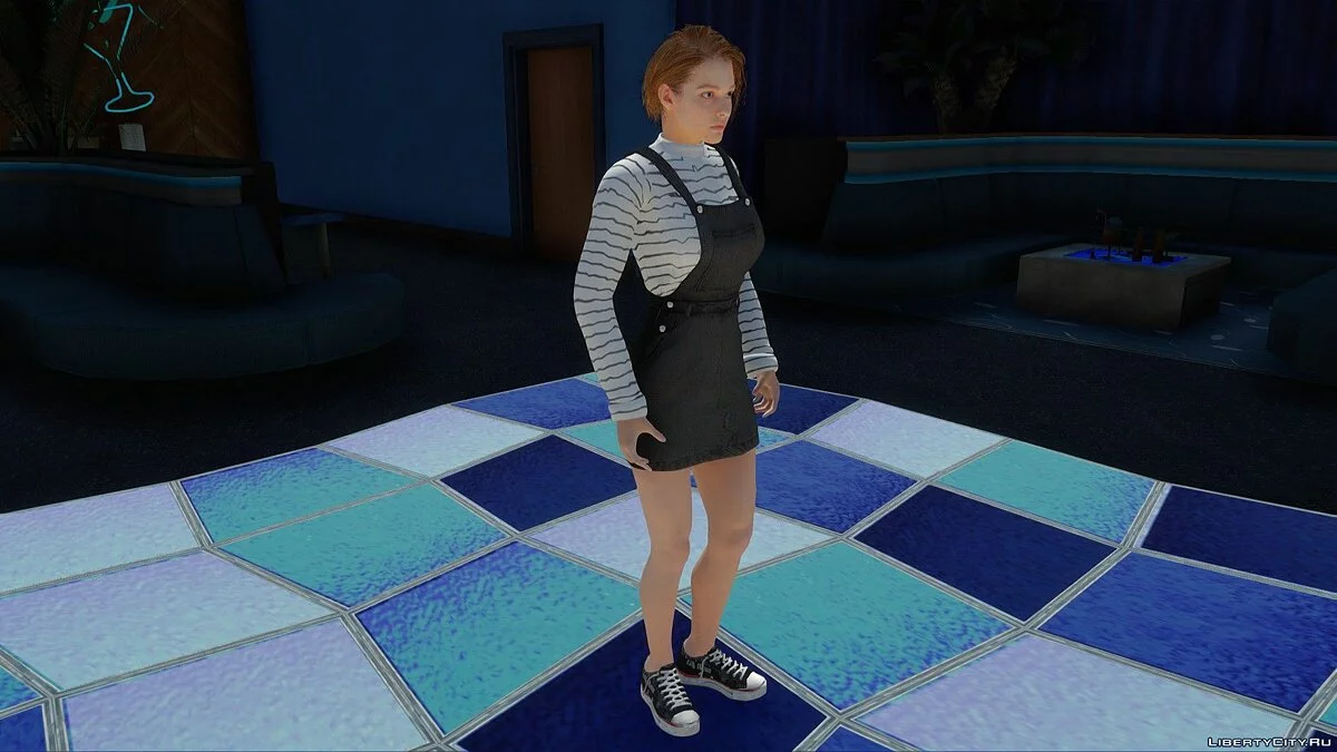 Джилл Валентайн в повседневной одежде / GTA San Andreas
