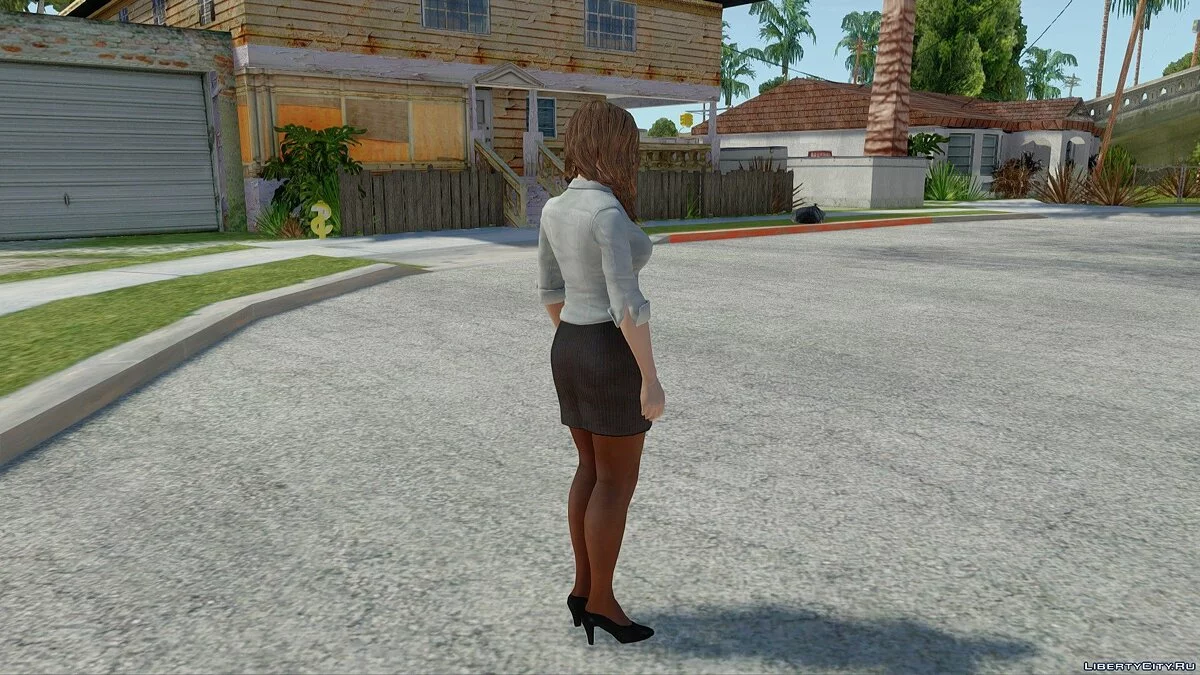 Джина Фоли из Resident Evil Revelations 2 / GTA San Andreas