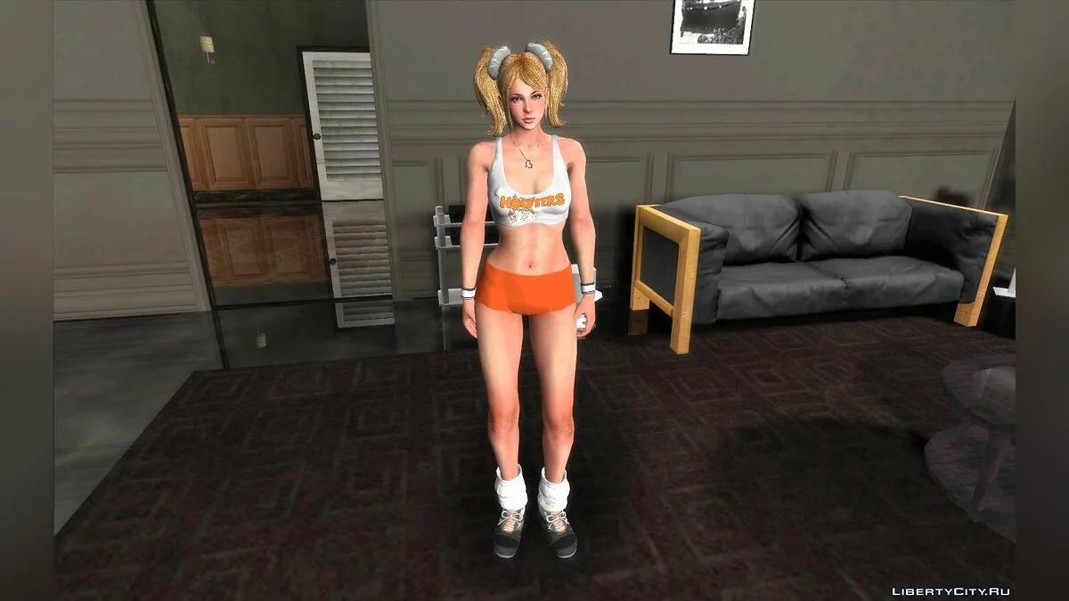 Джульет Старлинг из игры Lollipop Chainsaw / GTA San Andreas