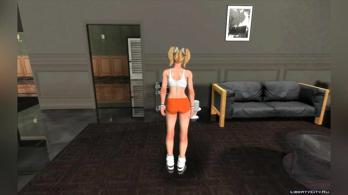 Джульет Старлинг из игры Lollipop Chainsaw / GTA San Andreas
