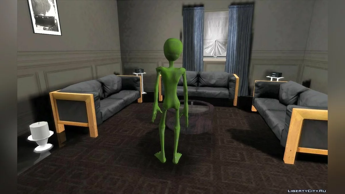 Инопланетянин из клипа "Dame Tu Cosita" / GTA San Andreas