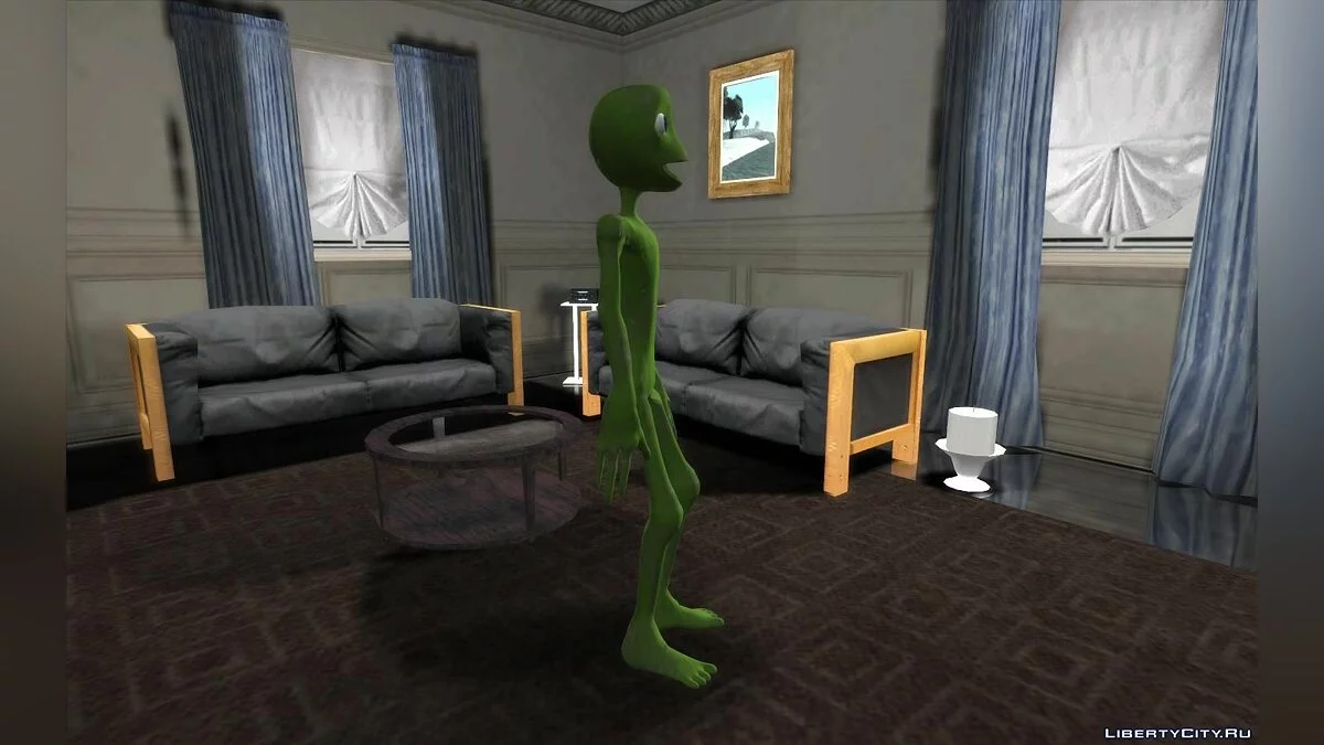 Инопланетянин из клипа "Dame Tu Cosita" / GTA San Andreas