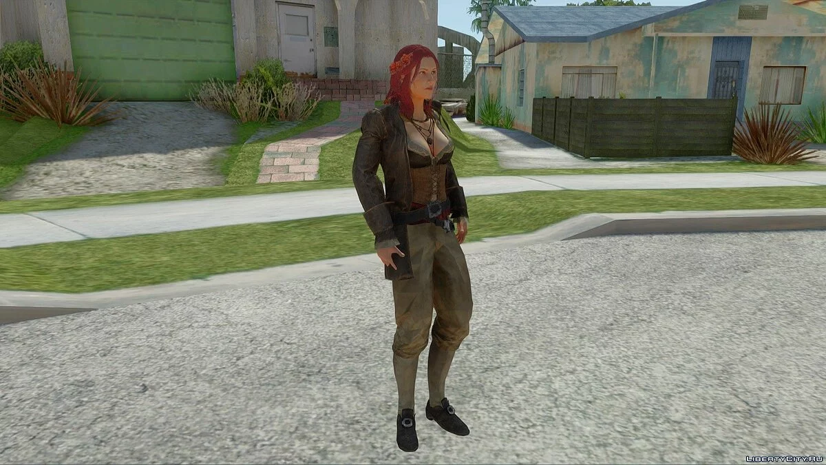 Энн Бонни из Assassin's Creed Back Flag / GTA San Andreas